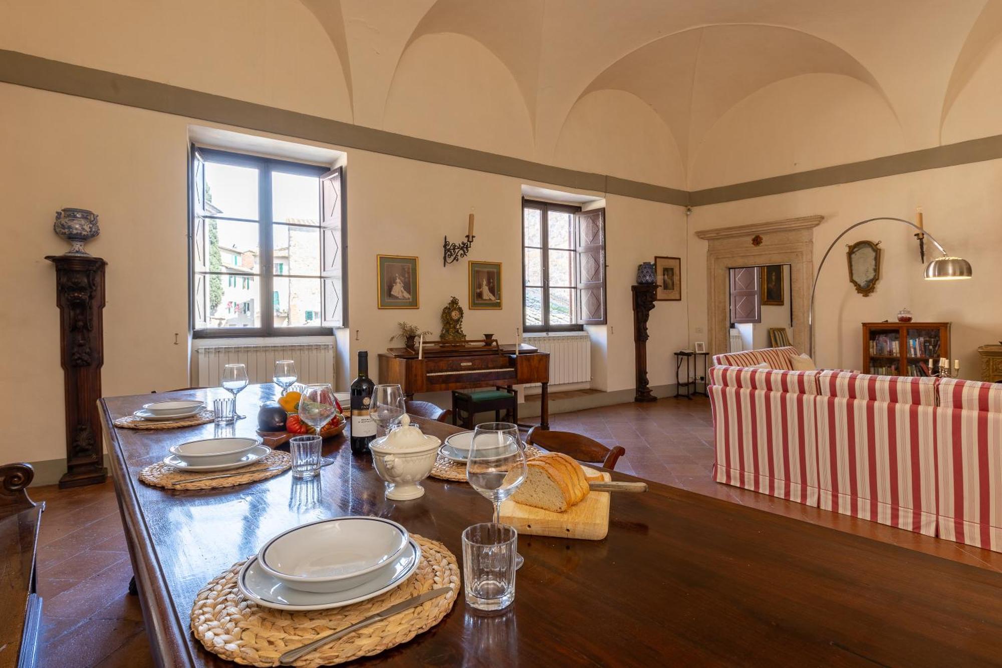 Palazzo Costanti - A 8 Minuti Dalle Terme Apartman San Quirico dʼOrcia Kültér fotó